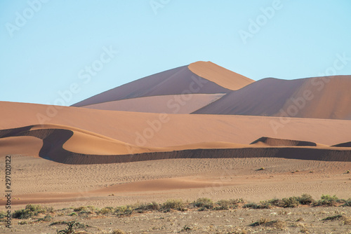 Fototapeta Naklejka Na Ścianę i Meble -  Layers of Sand Dunes in Sossusvlei Desert