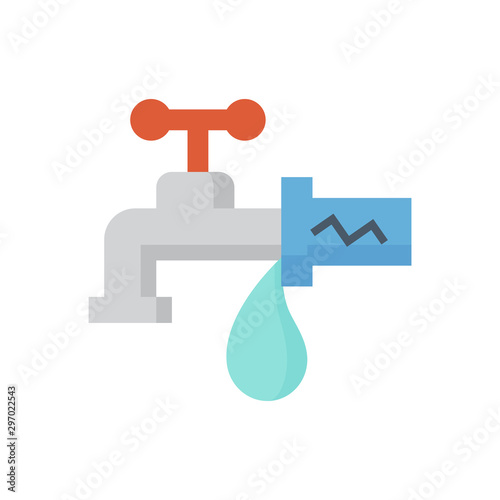 burst pipe icon