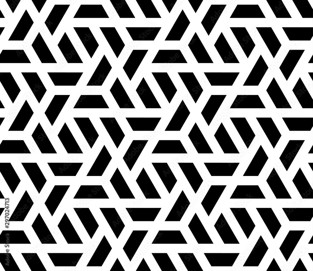 Vector seamless geometric pattern with halves of hexagon. Vector seamless geometric pattern with halves of hexagon.