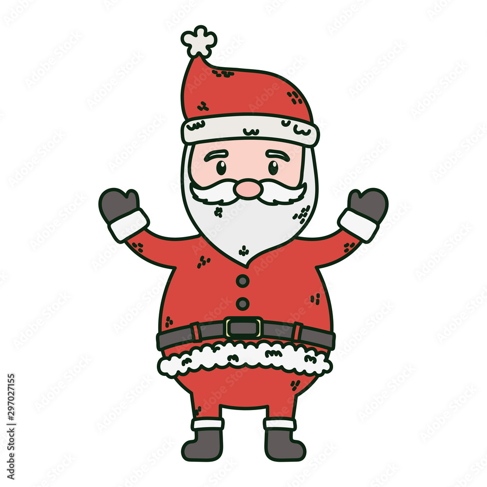 santa claus character celebration merry christmas