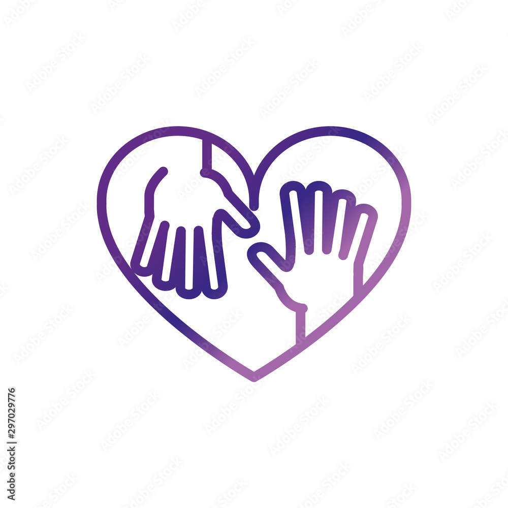hands love heart charity help donation hands love heart charity help donation