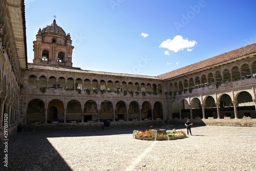 Coricancha museum in the town center of Cusco, Peru photo