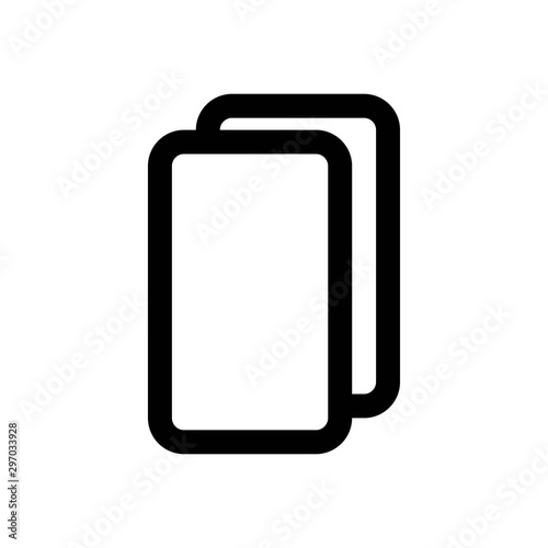 pages line vector single icon