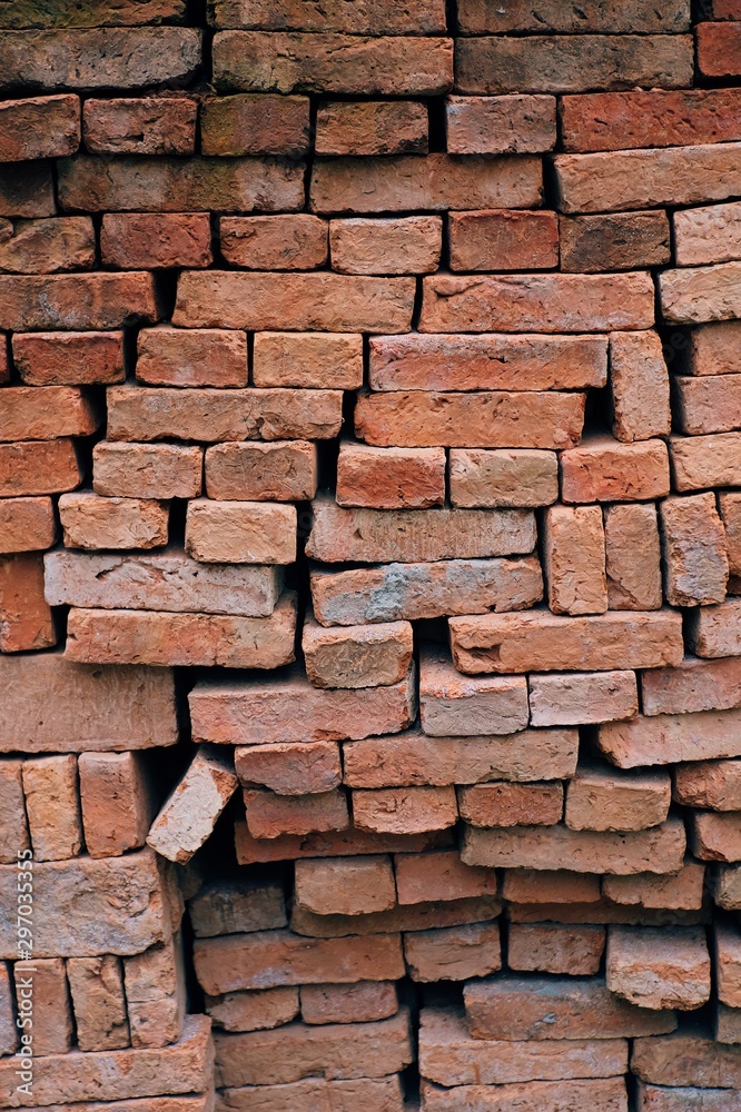 old red brick wall background old red brick wall background