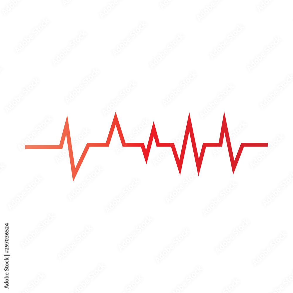 Sound wave logo template vector icon i