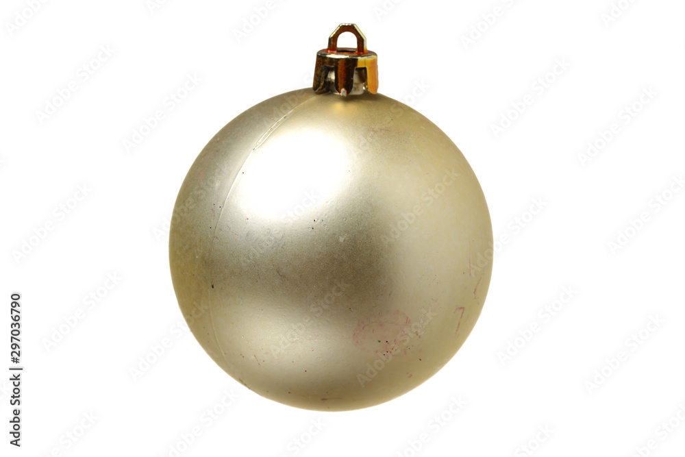 Christmas ball isolated on white background