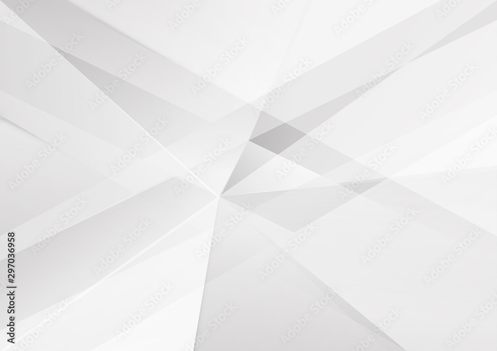 White and grey background. Corporate technology modern design. Pattern style geometric. Abstract modern background used about technology or product presentation backdrop. Vector illustration. White and grey background. Corporate technology modern design. Pattern style geometric. Abstract modern background used about technology or product presentation backdrop. Vector illustration.