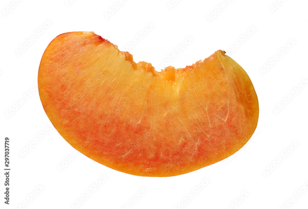 Gold Peach on a white background Gold Peach on a white background