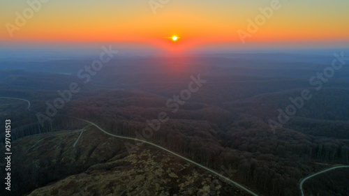 Beautiful forest on Bilogora (Malo Trojstvo, Bjelovar Bilogora County, Croatia)