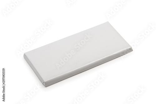 cover template of Chocolate Bar isolated