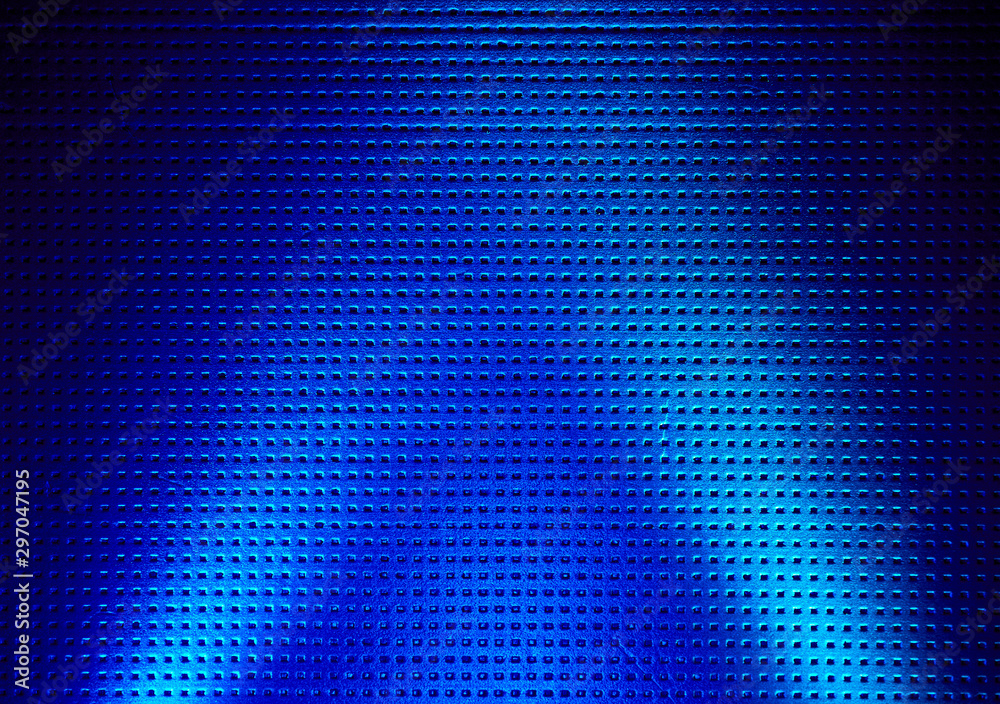 Bright intersecting rays of light of different colors