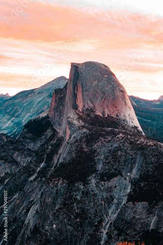 Mountains: El Capitan, Half Dome at Yosemite