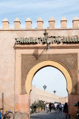 Access Ksibet Nhas from the medina in the city of Marrakech. Morocco photo