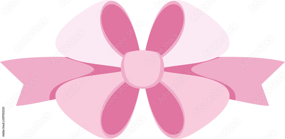 Elegant vector pink bows for greeting cards Elegant vector pink bows for greeting cards