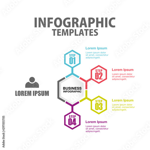 Business Infographic Template. Modern Infographics Timeline Design Template. Vector Illustration