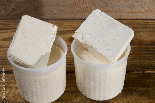 cheese with spices and wine
