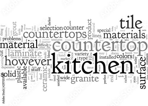 Choose Your New Kitchen Countertop WiselyOr Be Very Sorry Later