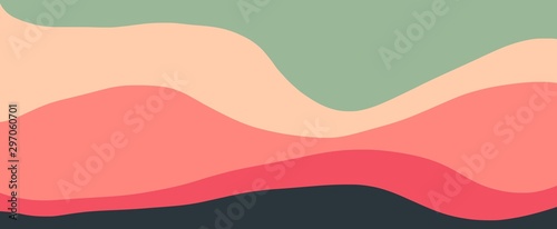 Background in paper style. Abstract colored background. - Illustration 