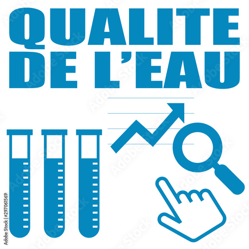 Logo qualité de l'eau.