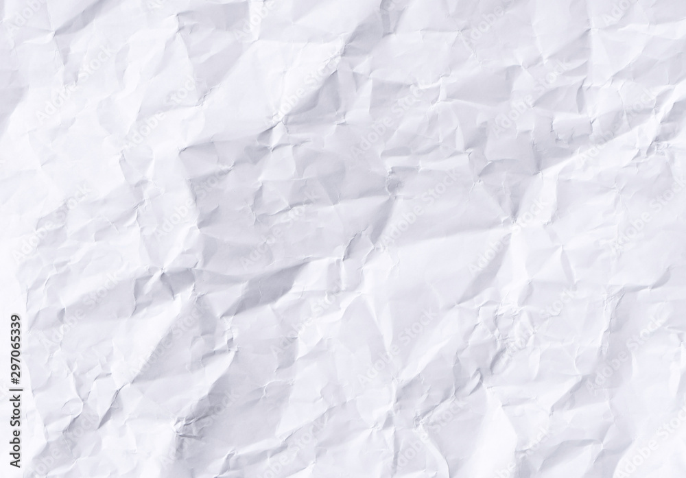 White crumpled paper texture background. White crumpled paper texture background.