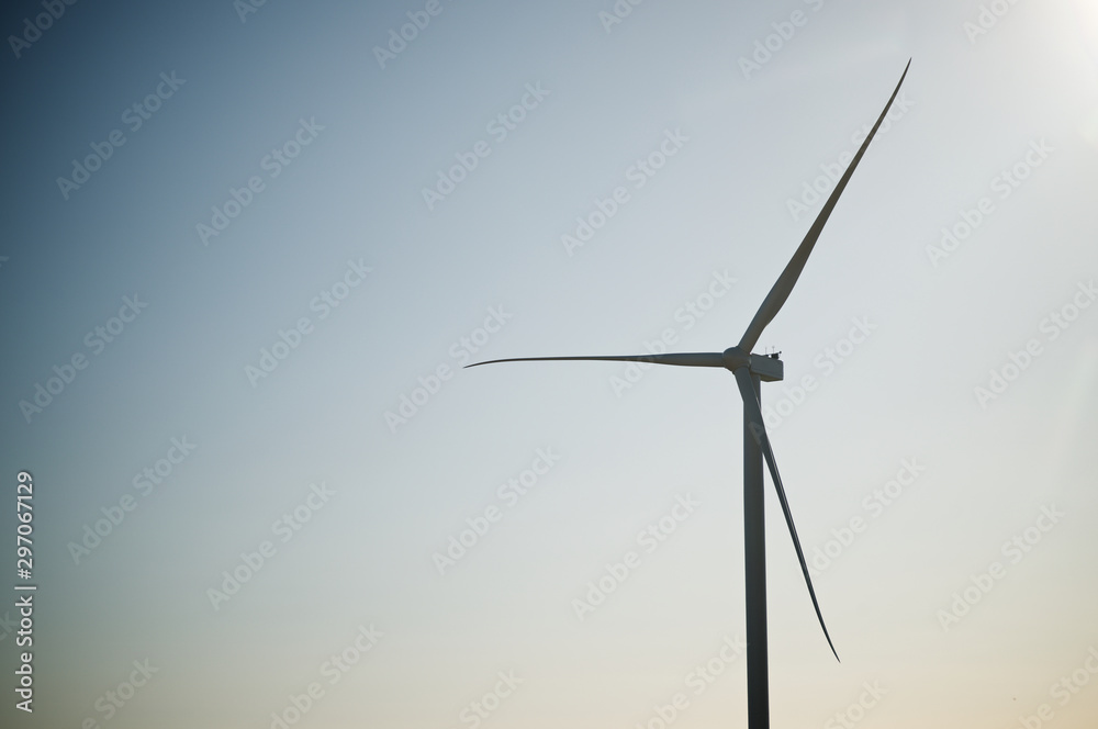 Fototapeta premium Wind energy concept