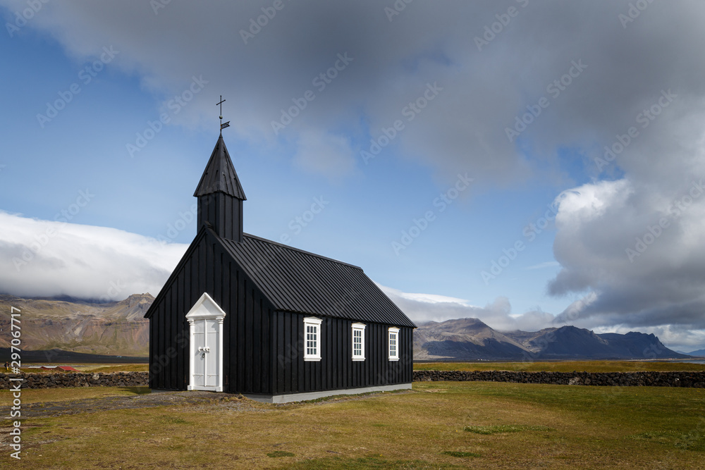 The Black Church at Budir, Snæfellsnes Peninsula, Iceland