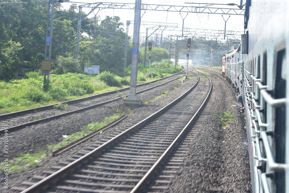 a amazing indian railway view 