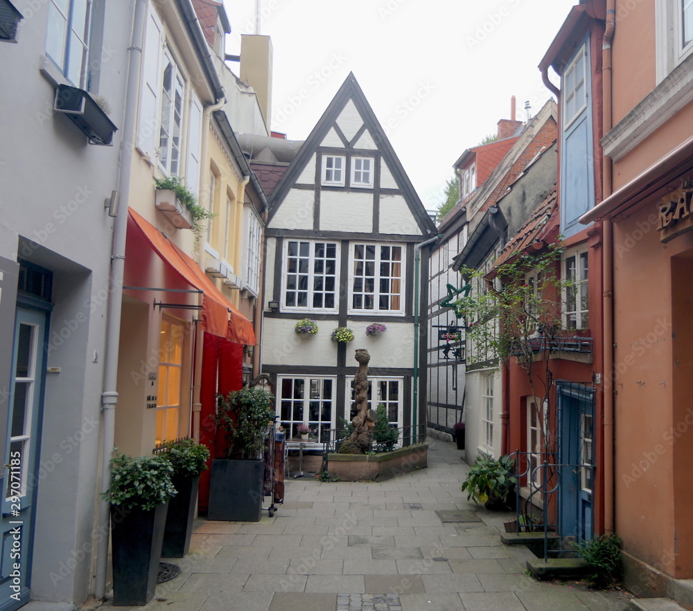 Häuser im Schnoor Viertel Bremen