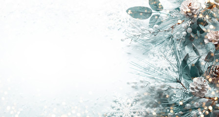 Christmas and New Year holidays concept