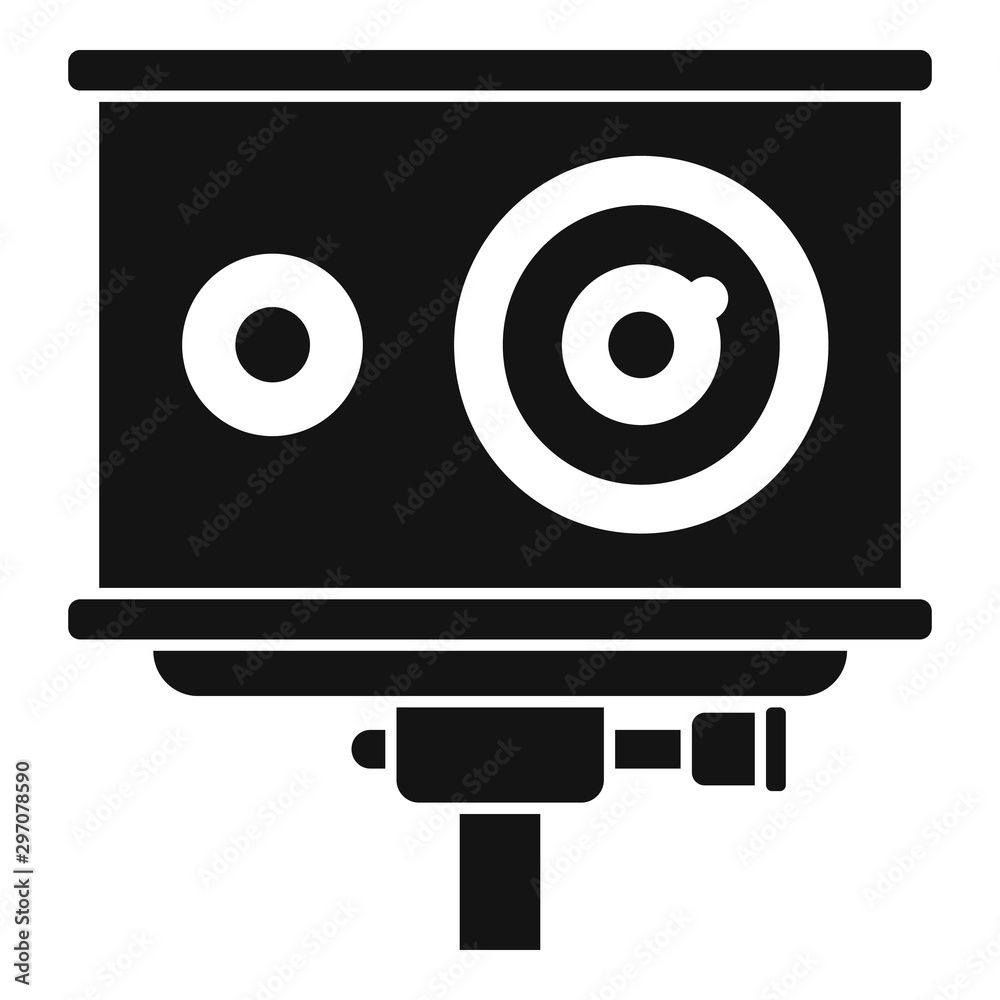 Action camera icon. Simple illustration of action camera vector icon for web design isolated on white background Action camera icon. Simple illustration of action camera vector icon for web design isolated on white background
