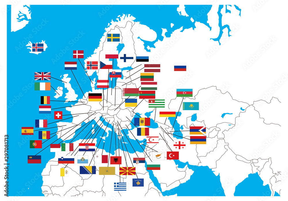 Obraz premium 世界の国旗