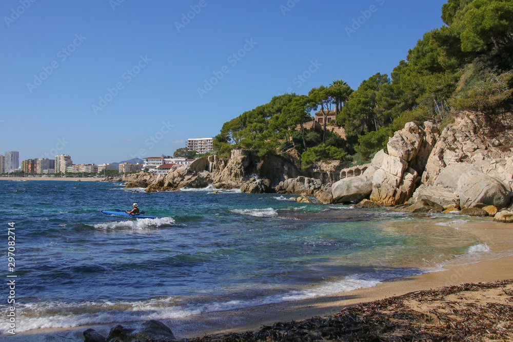 Costa Brava - The wild romantic Bay Pi (Cala de Pi), Catalonia - Spain