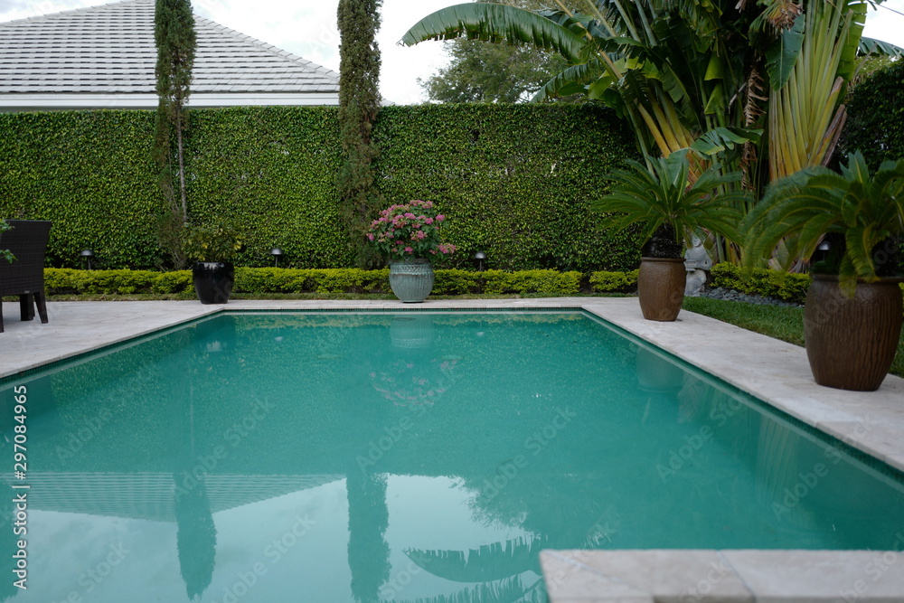 South Florida pool area