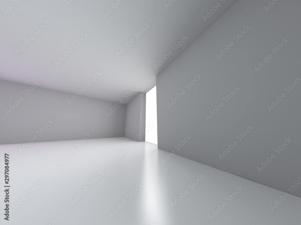 Abstract modern architecture background. 3D Abstract modern architecture background. 3D
