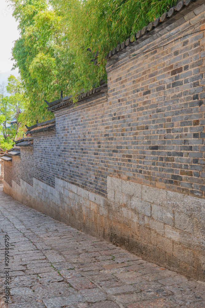 Obraz premium 世界遺産麗江の風景