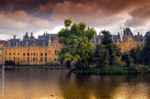 Binnenhof of Netherlands in The Hague, Europe photo