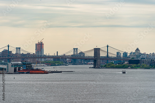 New York and the Brooklyn and Manhattan bridges