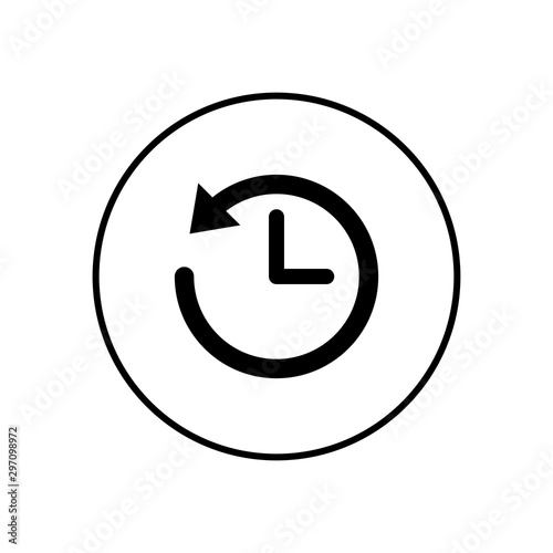 History vector icon, History icon. 