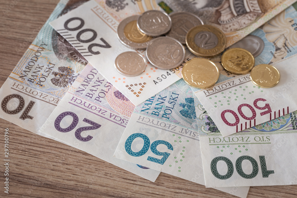 Polish money, all paper and coins denominations Polish money, all paper and coins denominations