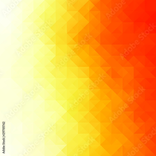 Wallpaper Mural Orange Grid Mosaic Background, Creative Design Templates Torontodigital.ca