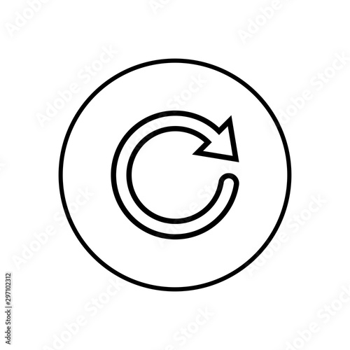 Refresh icon vector, Update icon, Reload icon vector, convert icon
