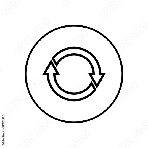 Refresh icon vector, Update icon, Reload icon vector, convert icon