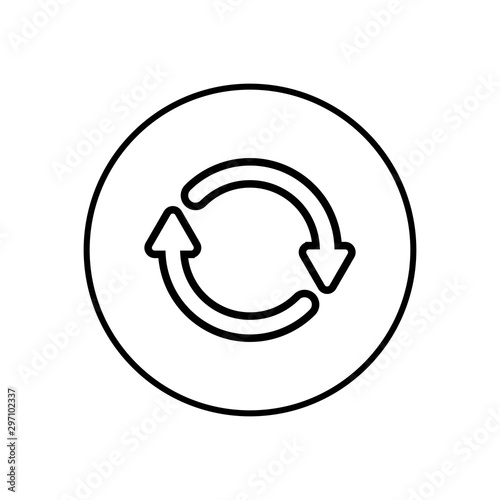 Refresh icon vector, Update icon, Reload icon vector, convert icon