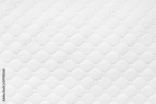Background of soft comfortable quilted white pillow © alesmunt