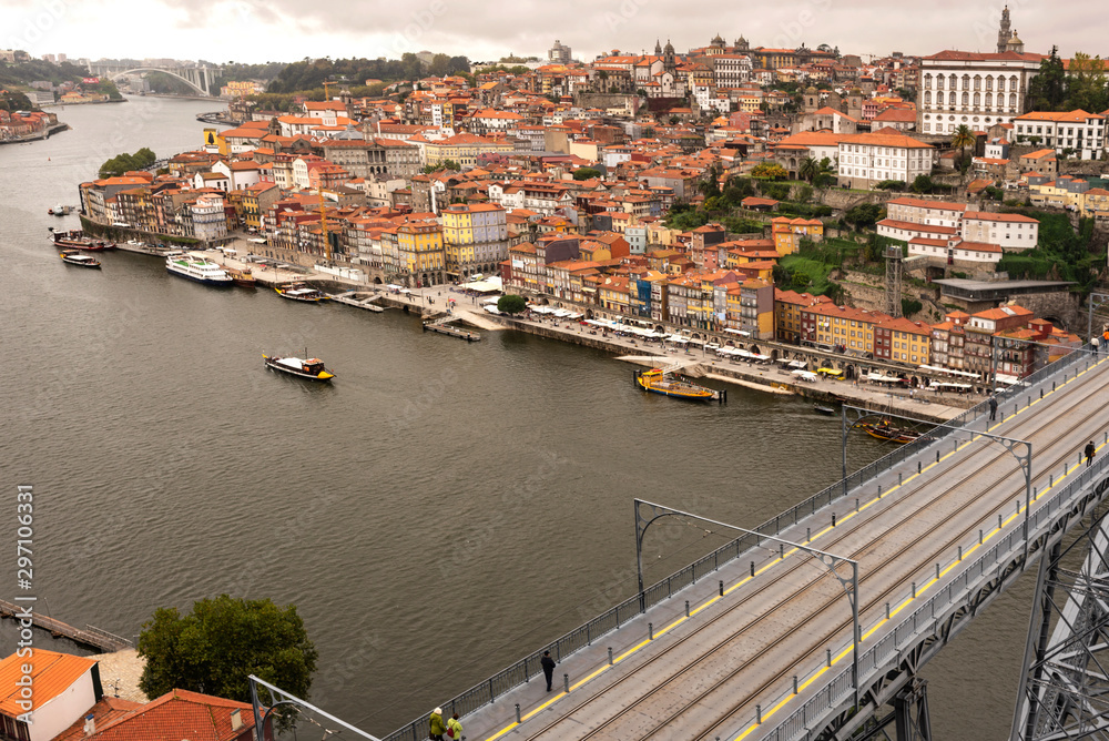 the city of Porto seen from Gaia