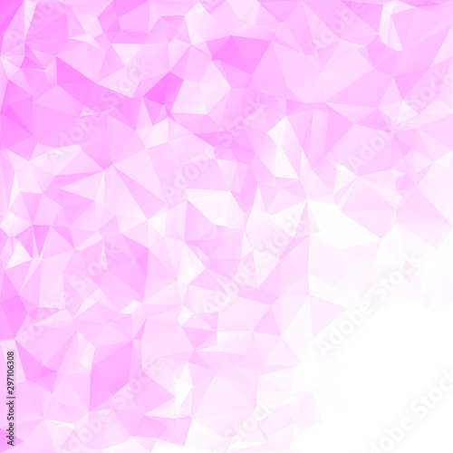 Pink Polygonal Mosaic Background, Creative Design Templates