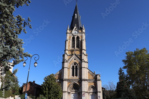 Eglise catholique Immaculée Conception dans la commune de Caluire et Cuire - Département du Rhône - France photo