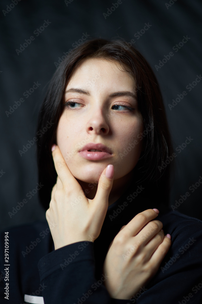 portrait of young woman portrait of young woman
