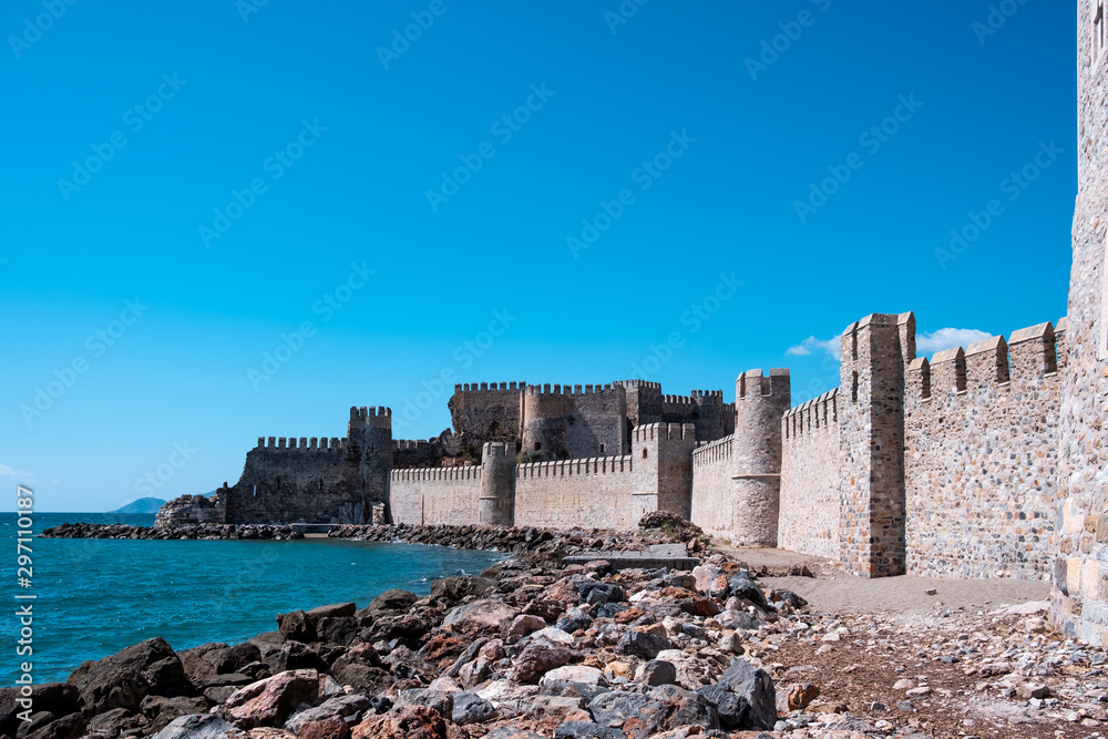 Anamur Castle in Turkey. The castle known as 