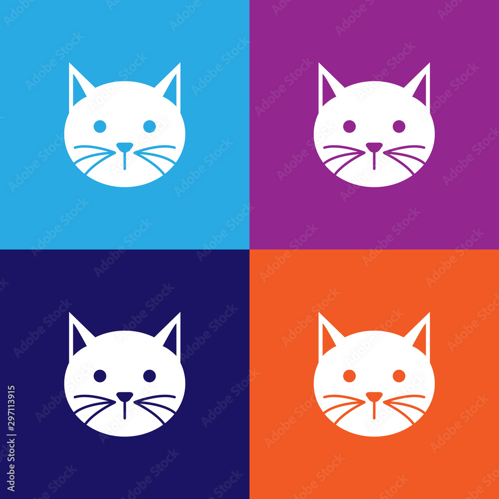 cat icon. Element of ghost elements illustration. Thin line illustration for website design and development, app development. Premium icon